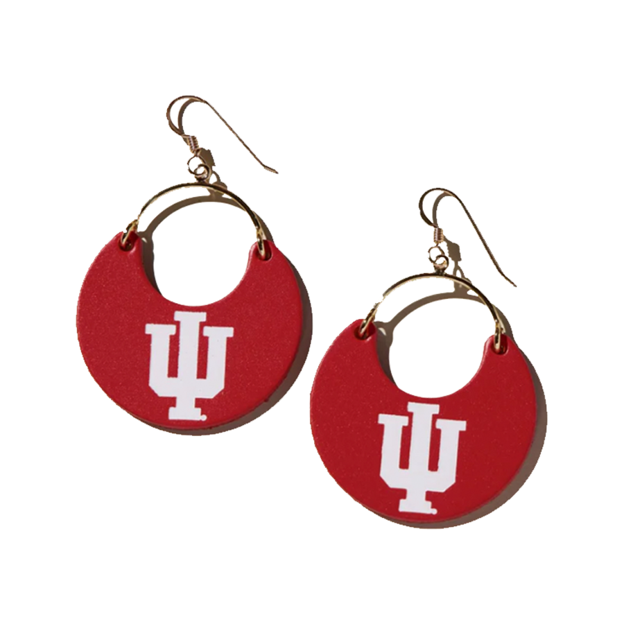 Indiana Hoosiers Nickel & Suede Jewelry