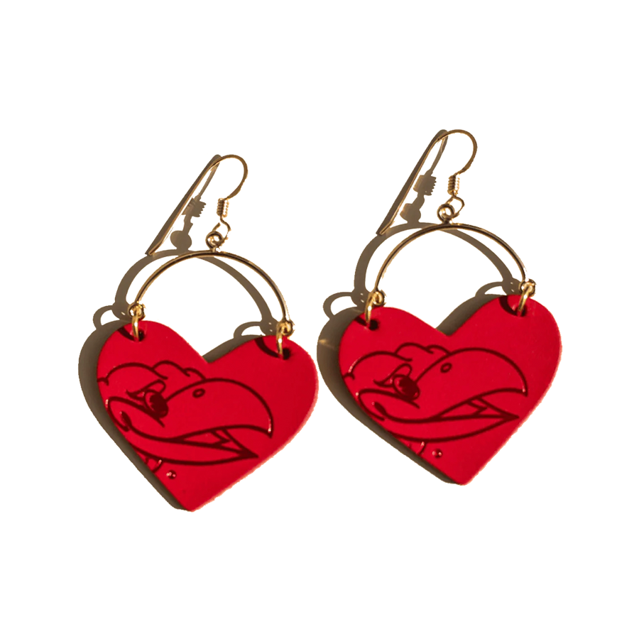 Kansas Jayhawks Nickel & Suede Jewelry