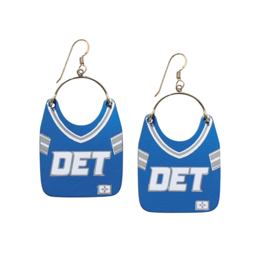 Detroit Lions Nickel & Suede Jewelry