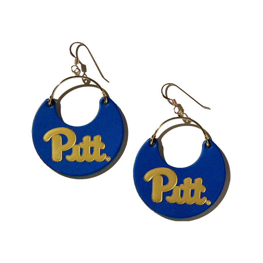 Pittsburgh Panthers Nickel & Suede Jewelry