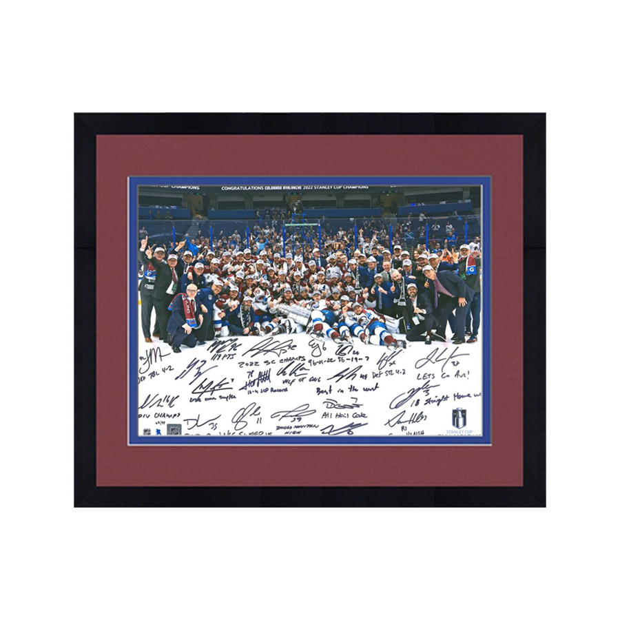Colorado Avalanche Signed Memorabilia