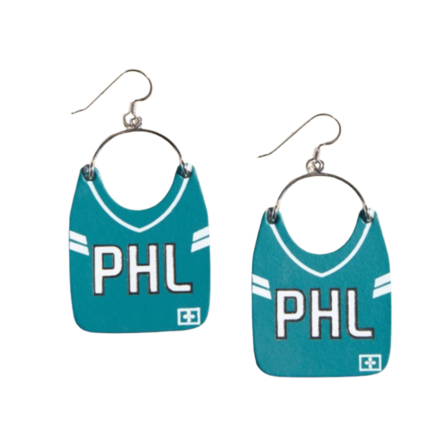Philadelphia Eagles Nickel & Suede Jewelry