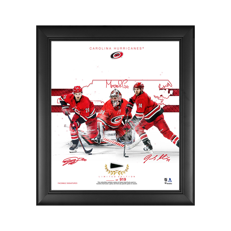 Carolina Hurricanes Signed Memorabilia