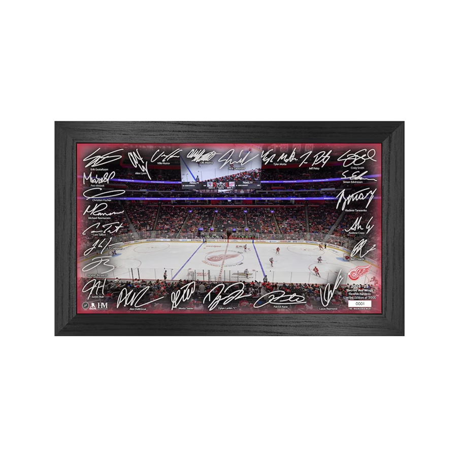 Detroit Red Wings Signed Memorabilia