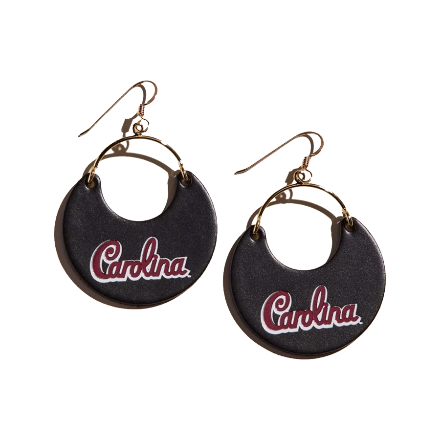 South Carolina Gamecocks Nickel & Suede Jewelry