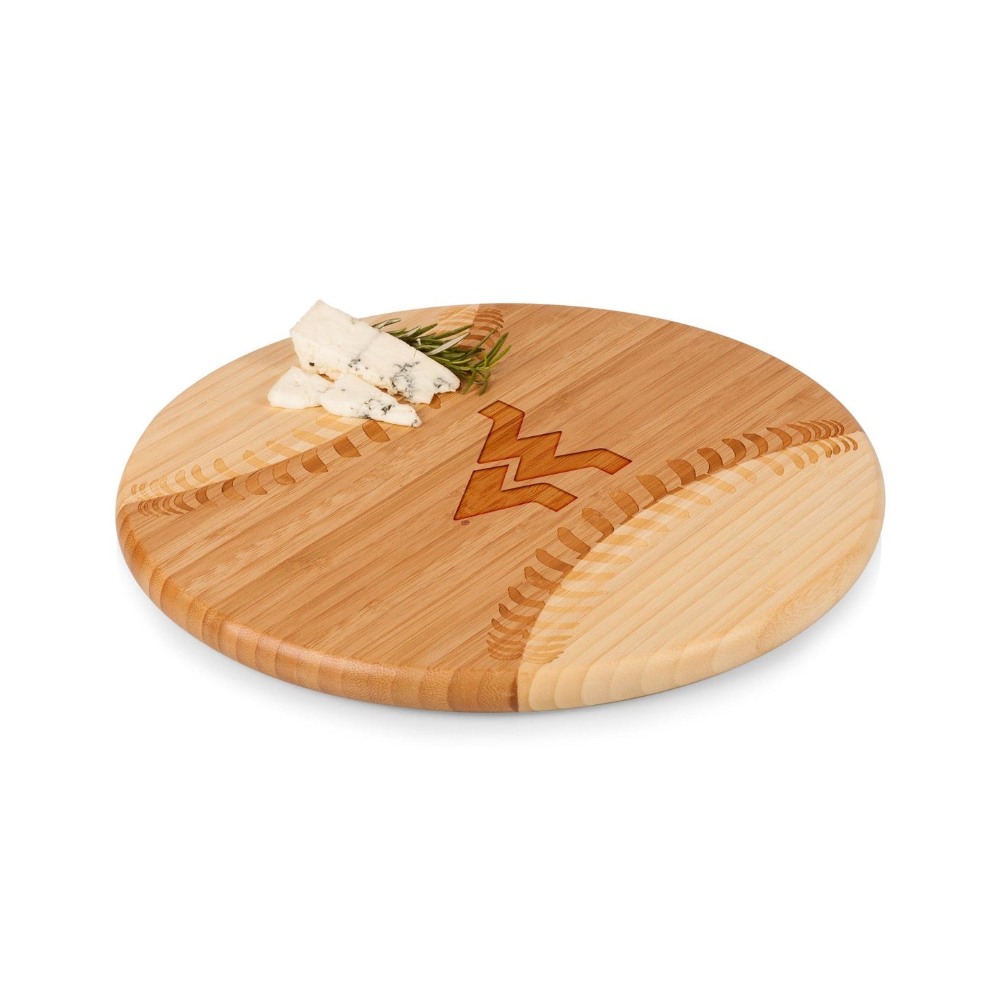 West Virginia Mountaineers - Home Run! Baseball Cutting Board & Serving Tray