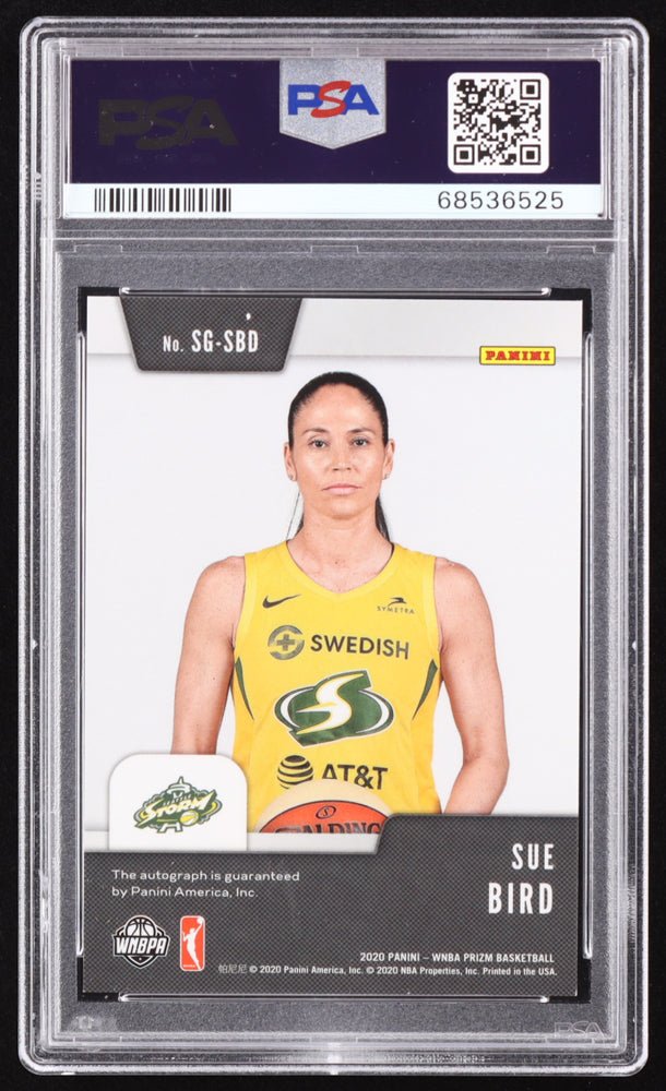 Sue Bird 2020 Panini Prizm WNBA Signatures #30 (PSA 9)