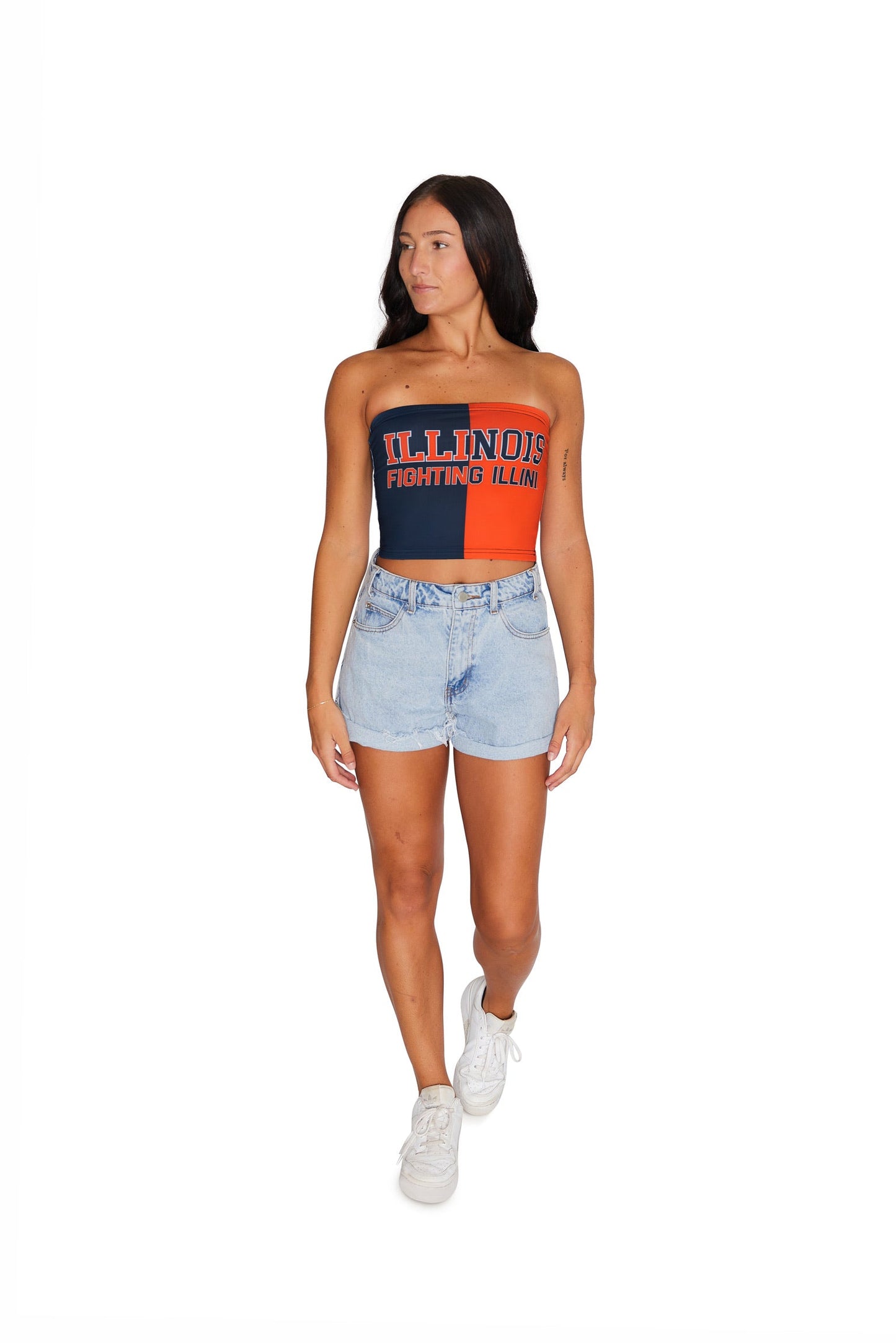 Illinois Fighting Illini Two Tone Tube Top