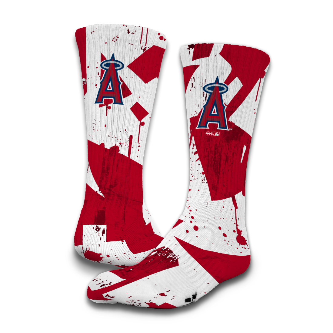 Los Angeles Angels Grunge Socks