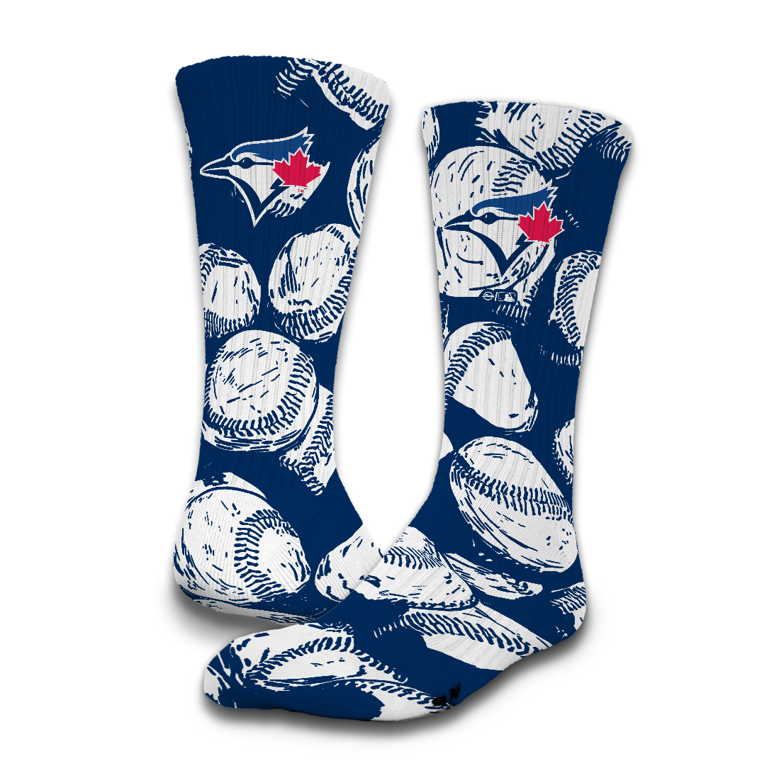 Toronto Blue Jays Baseball Pattern Socks