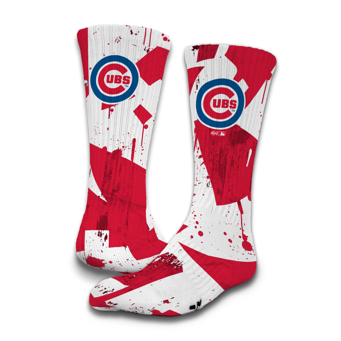 Chicago Cubs Grunge Socks
