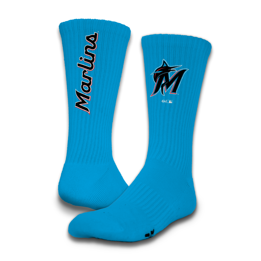 Miami Marlins Primary 3 Pack Lifestyle Sock