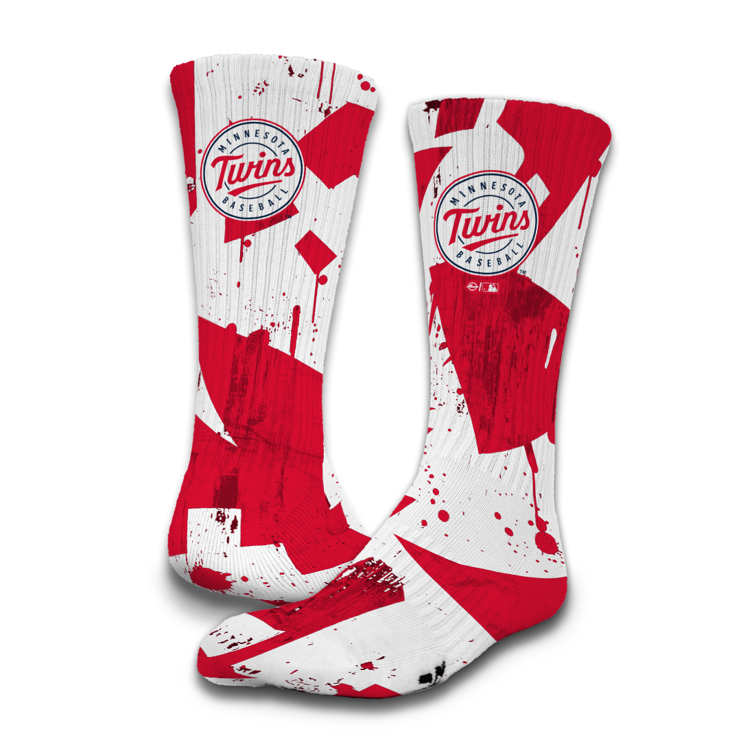 Minnesota Twins Grunge Socks