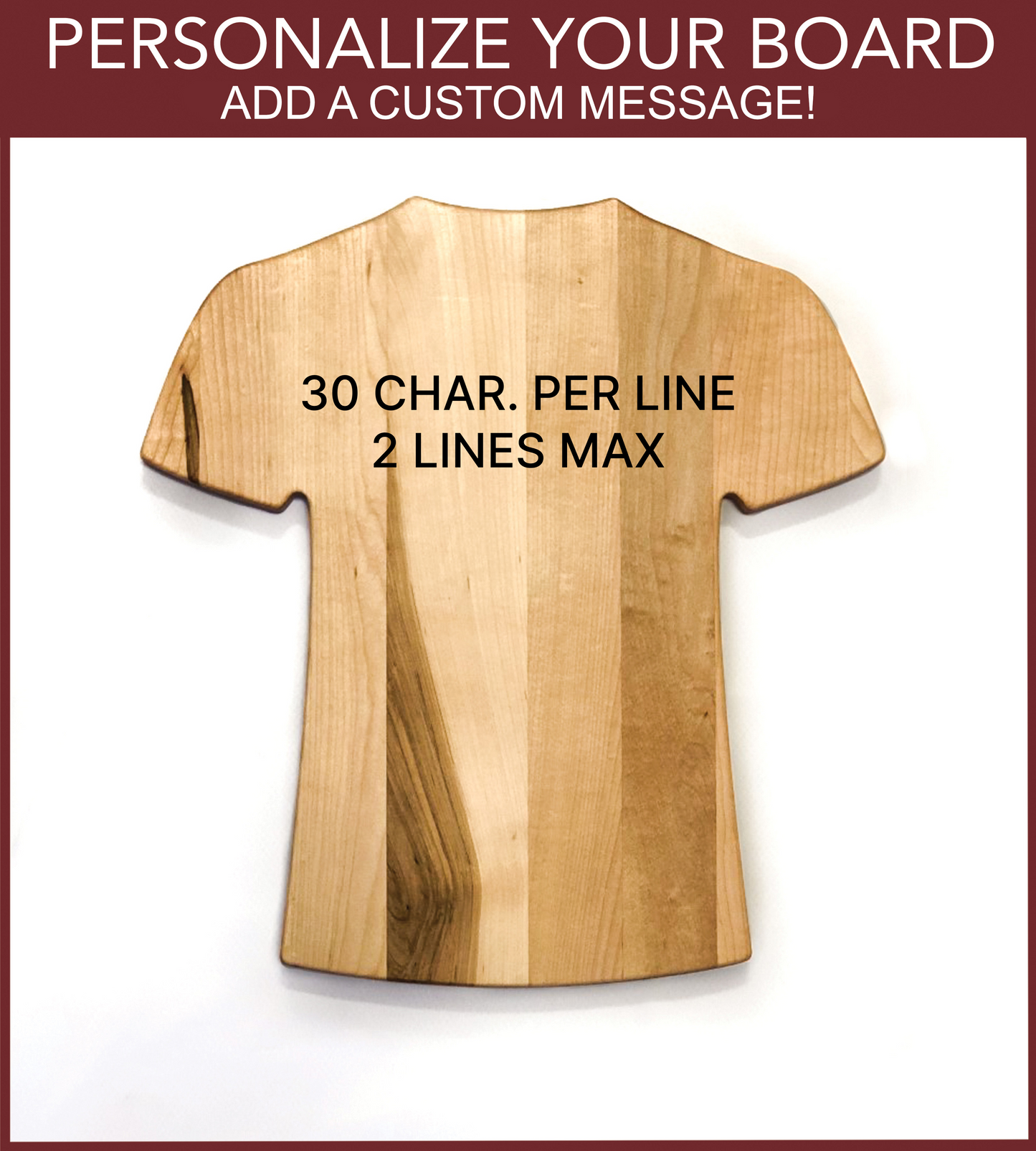 Cincinnati Reds Team Jersey Cutting Board | Customize With Your Name & Number | Add a Personalized Note