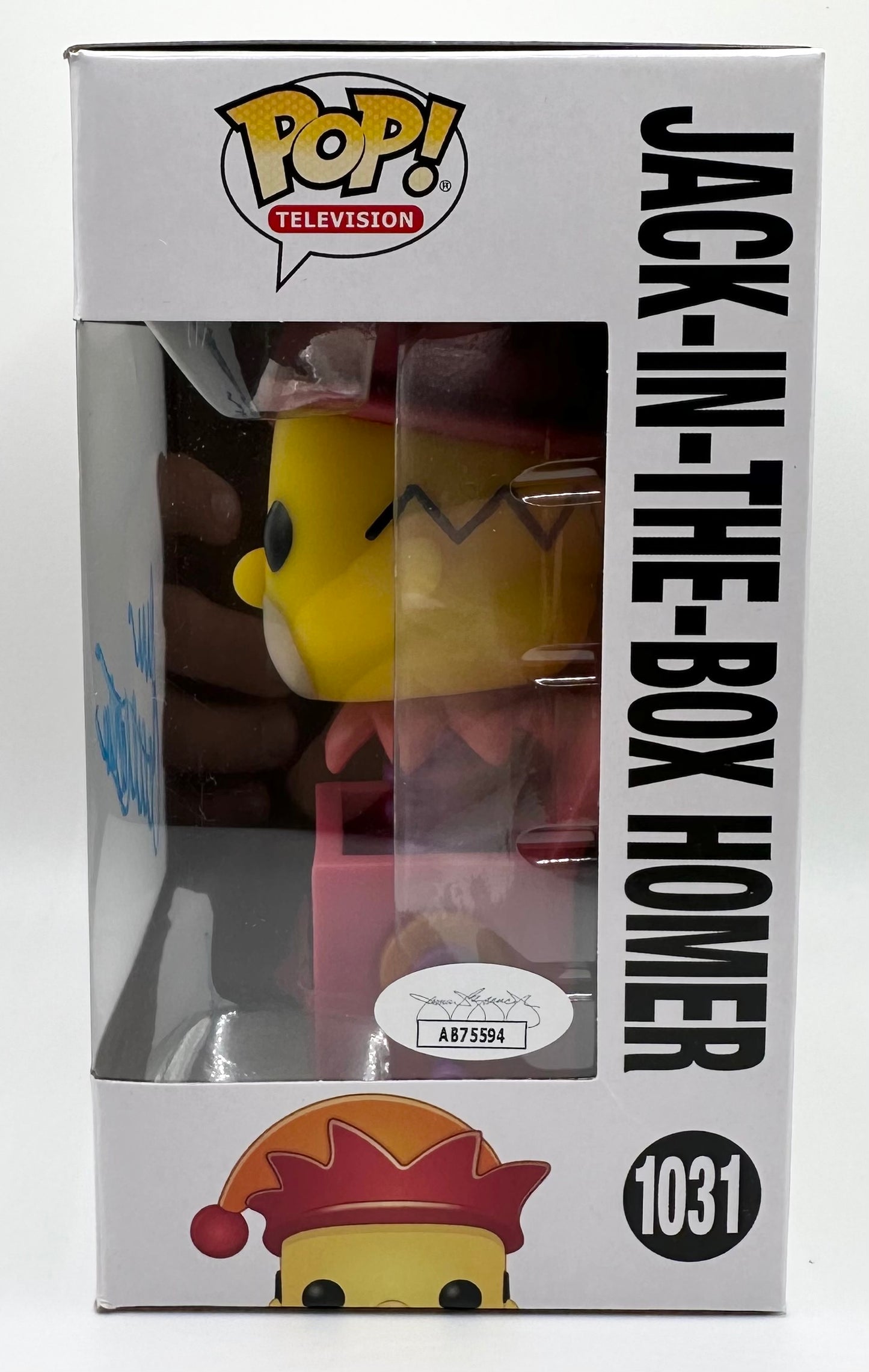Dan Castellaneta Autographed Jack In The Box Homer Funko Pop #1031 JSA COA