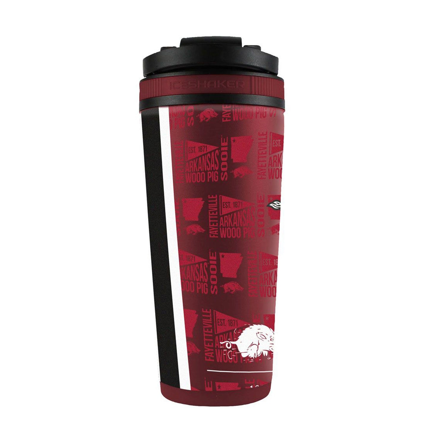 The College Vault - University of Arkansas 4D Ice Shaker