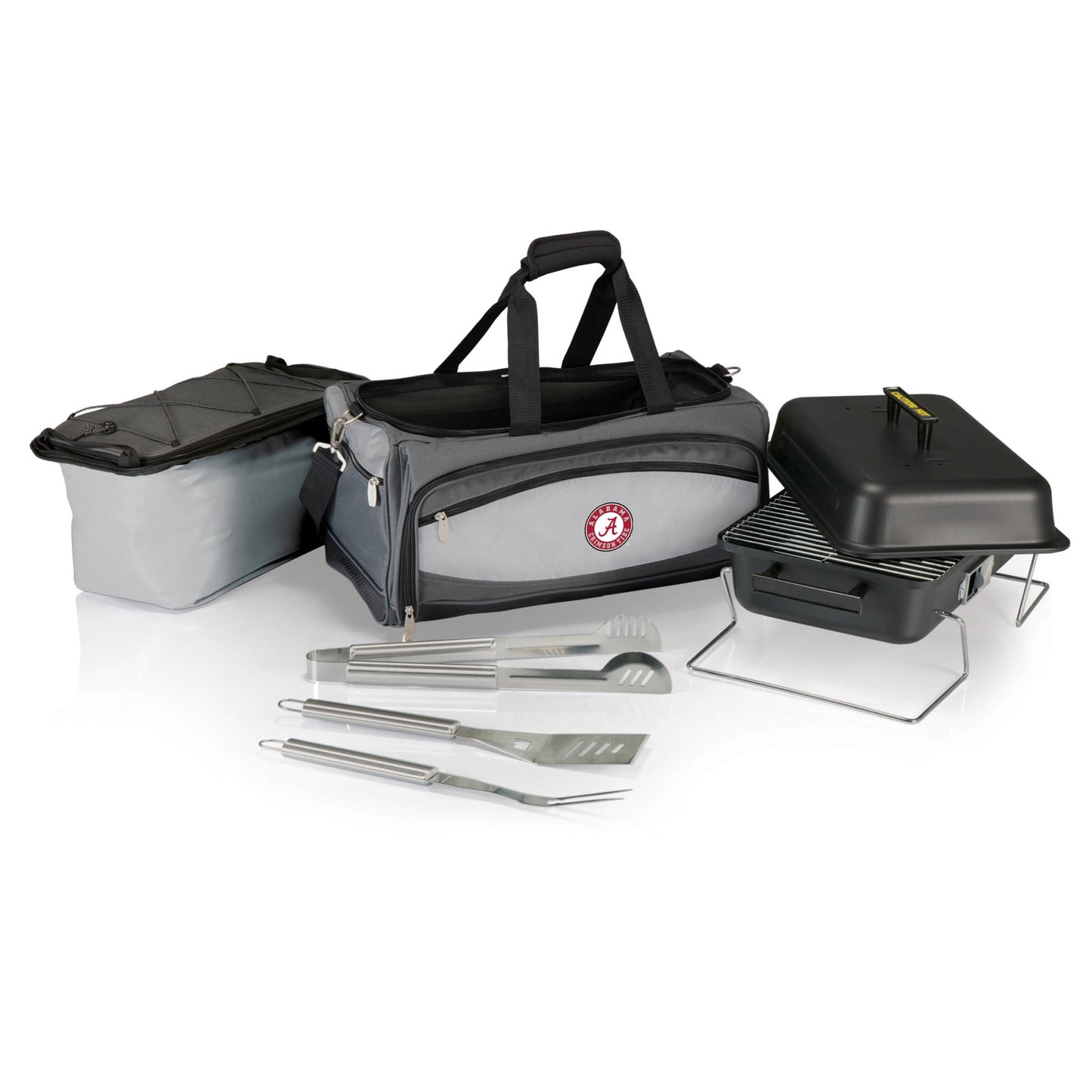 Alabama Crimson Tide - Buccaneer Portable Charcoal Grill & Cooler Tote