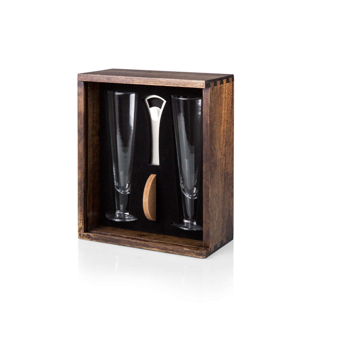 Rhode Island Rams - Pilsner Beer Glass Gift Set