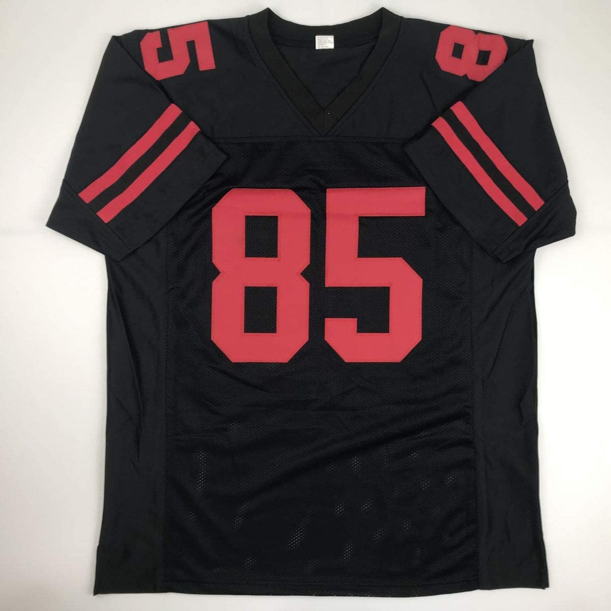 Autographed/Signed George Kittle San Francisco Black Football Jersey JSA COA