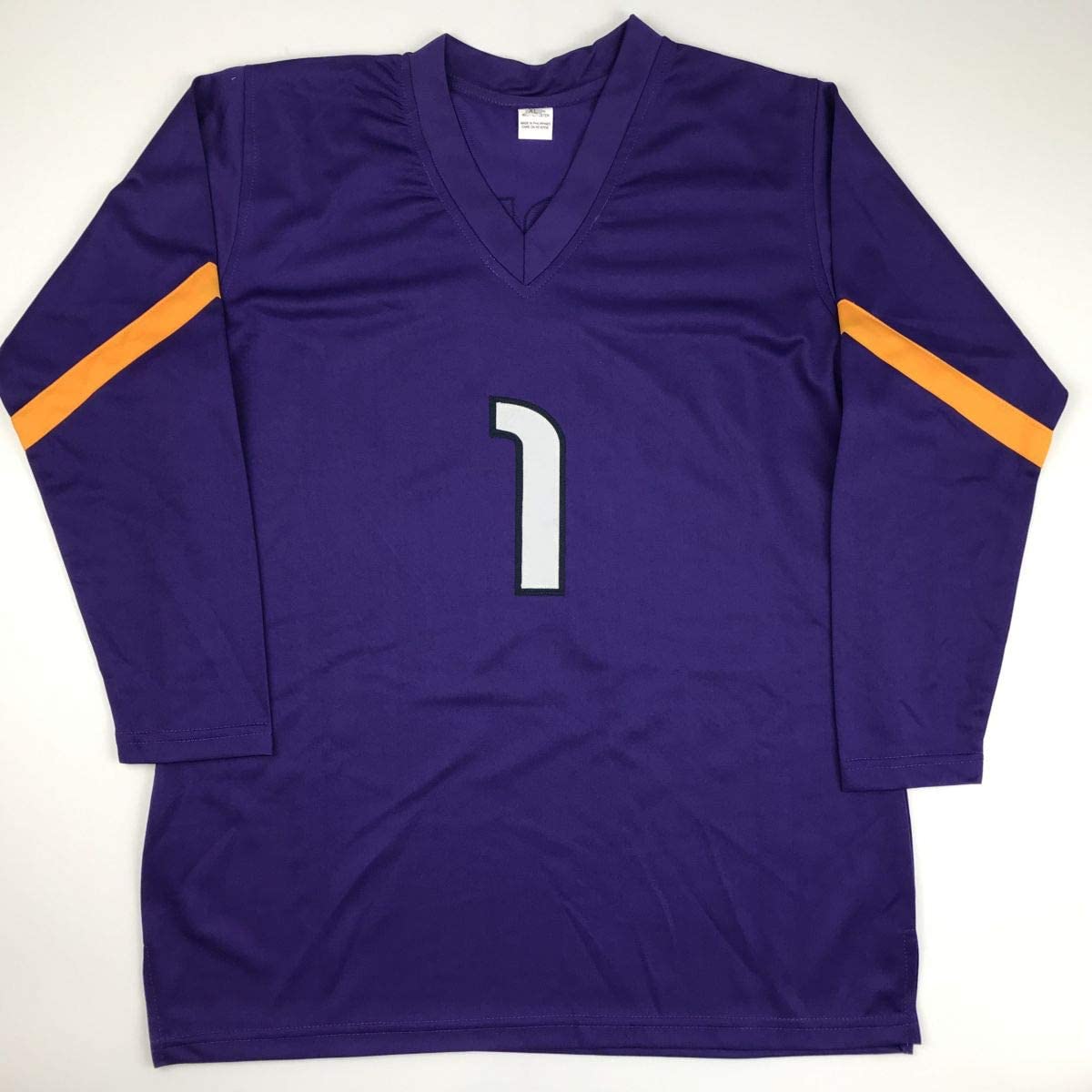 Autographed/Signed Hope Solo Purple Long Sleeve Soccer Team USA World Cup Jersey JSA COA