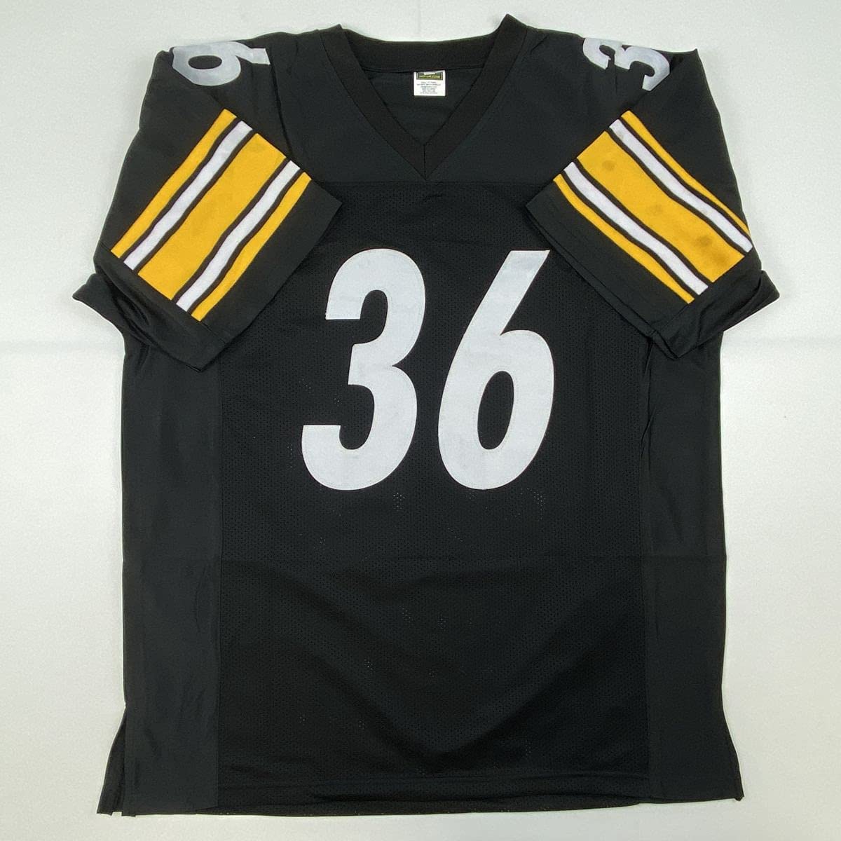 Autographed/Signed Jerome Bettis Pittsburgh Black Football Jersey JSA COA