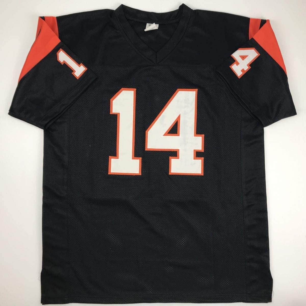 Autographed/Signed Ken Anderson Cincinnati Black Football Jersey JSA COA