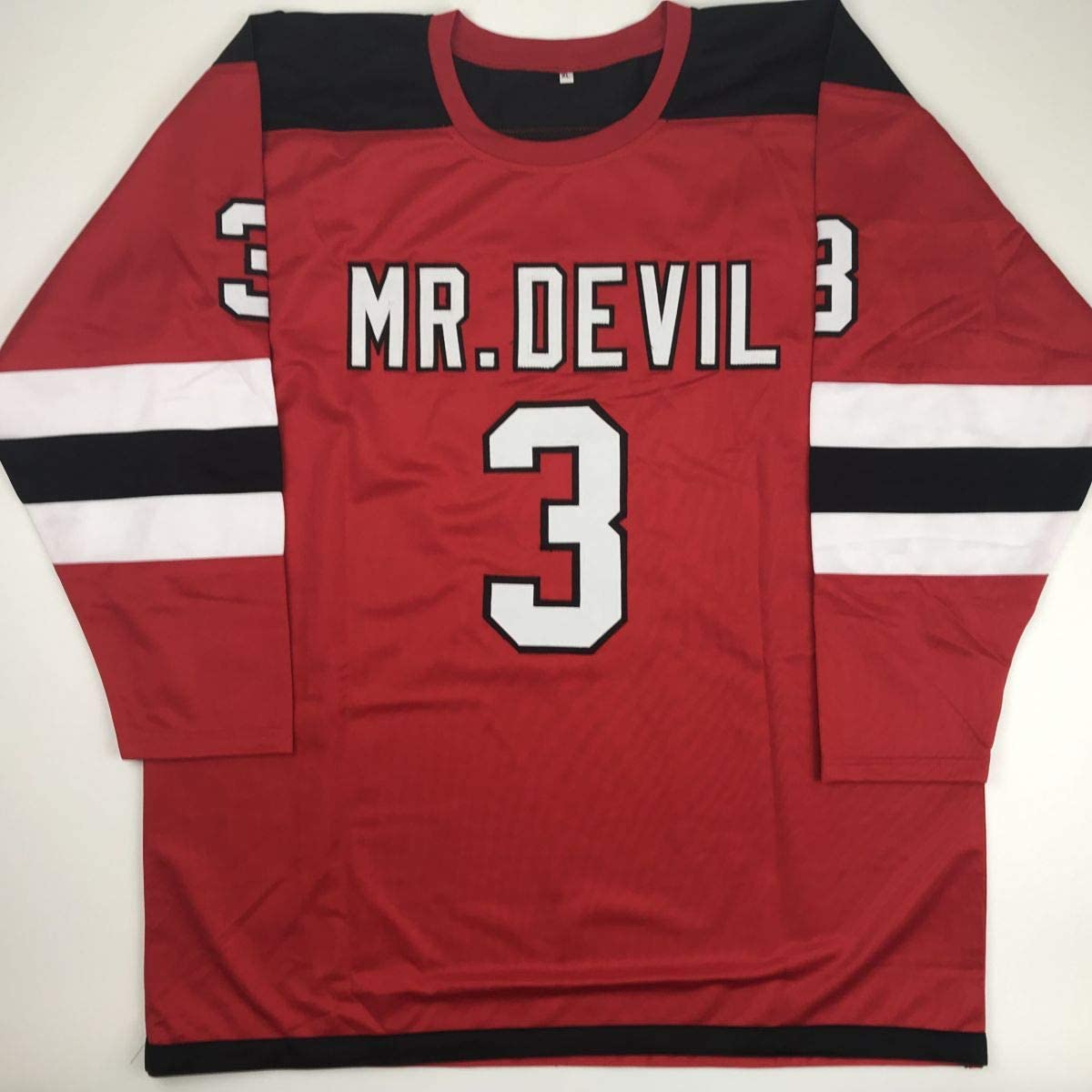 Autographed/Signed Ken Daneyko New Jersey Red Hockey Jersey JSA COA