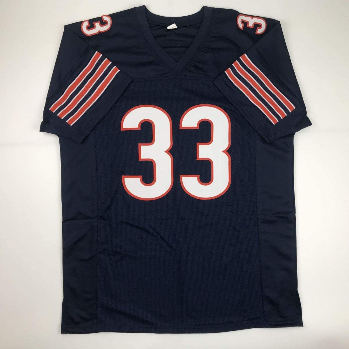 Autographed/Signed Charles Tillman Peanut Chicago Blue Football Jersey JSA COA