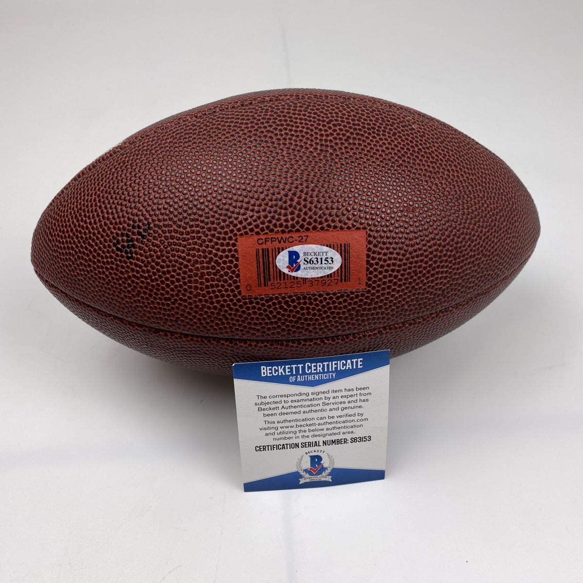 Autographed/Signed Sam Darnold USC Trojans Mini College Logo Football Beckett BAS COA