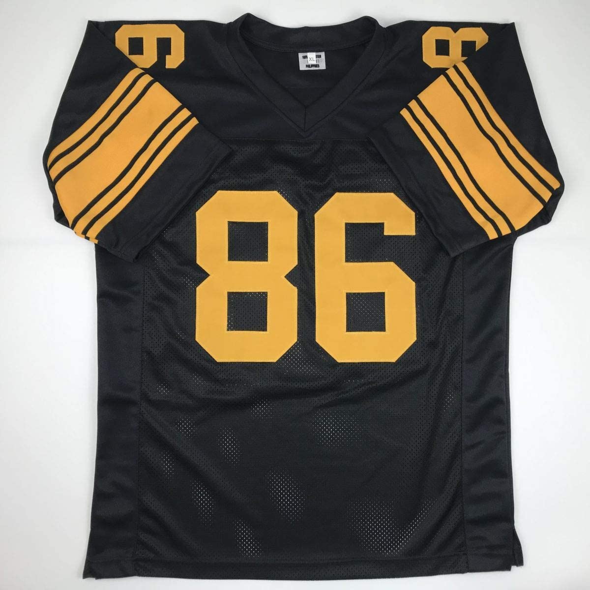Autographed/Signed Hines Ward Pittsburgh Color Rush Football Jersey Beckett BAS COA