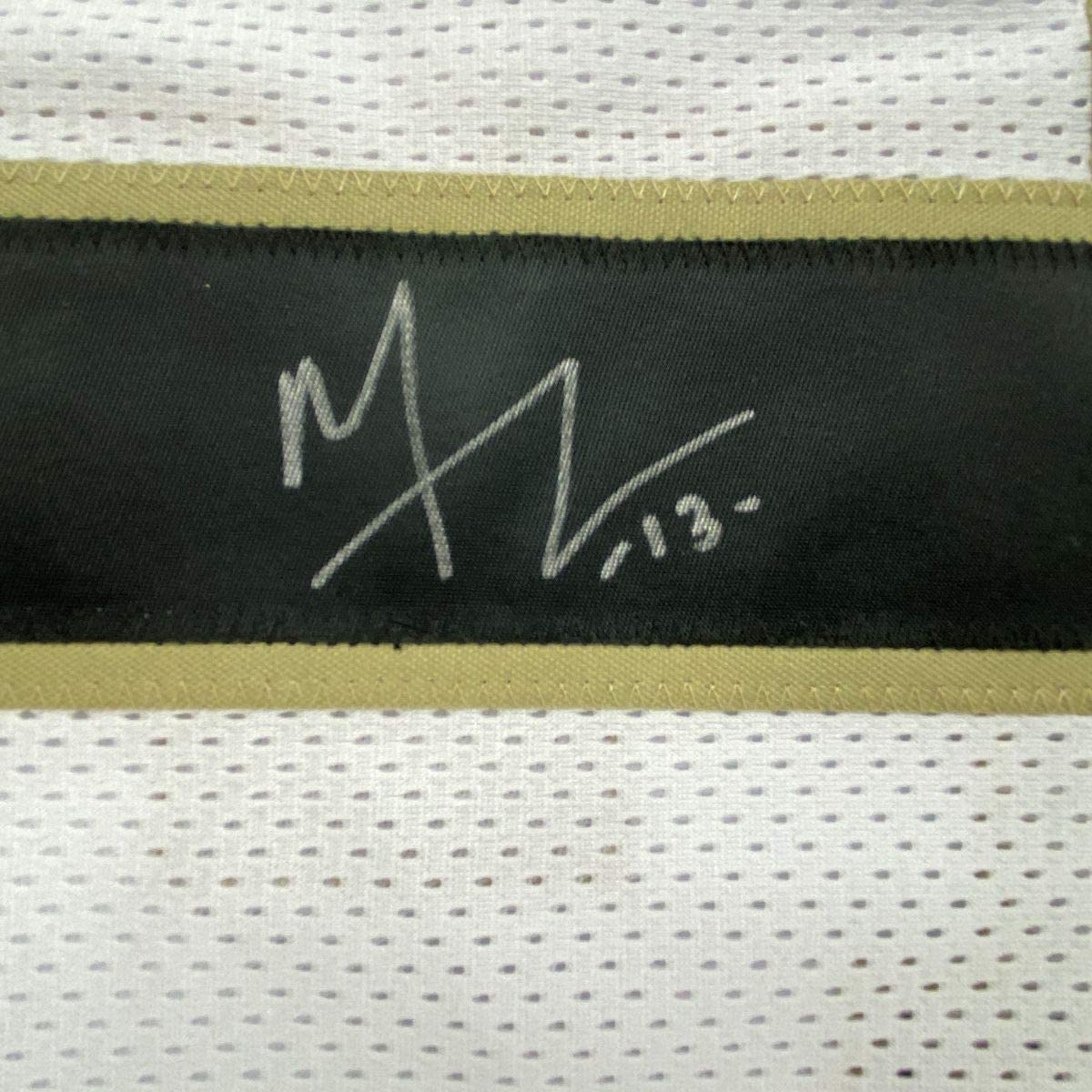 Autographed/Signed Michael Thomas New Orleans White Football Jersey JSA COA