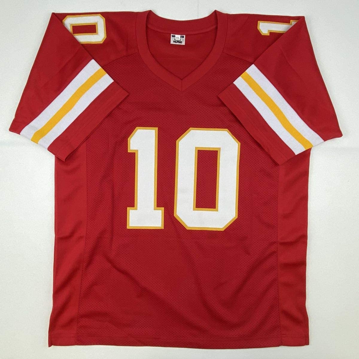 Autographed/Signed Tyreek Hill Kansas City Red Football Jersey JSA COA