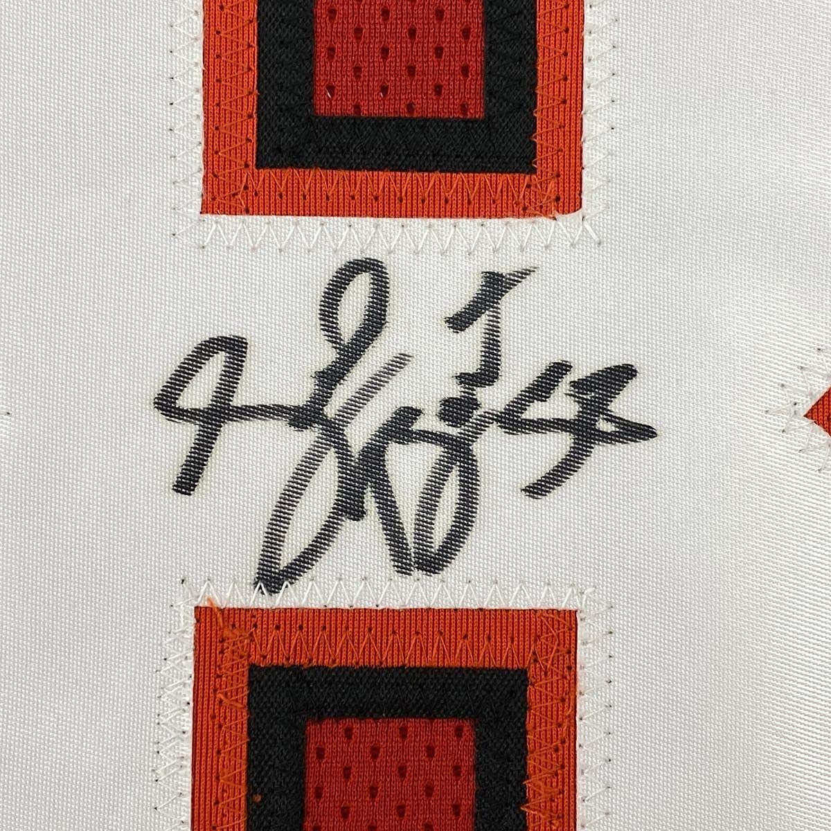 Framed Autographed/Signed Shaquil Shaq Barrett 35x39 Tampa Bay Red Football Jersey PSA/DNA COA