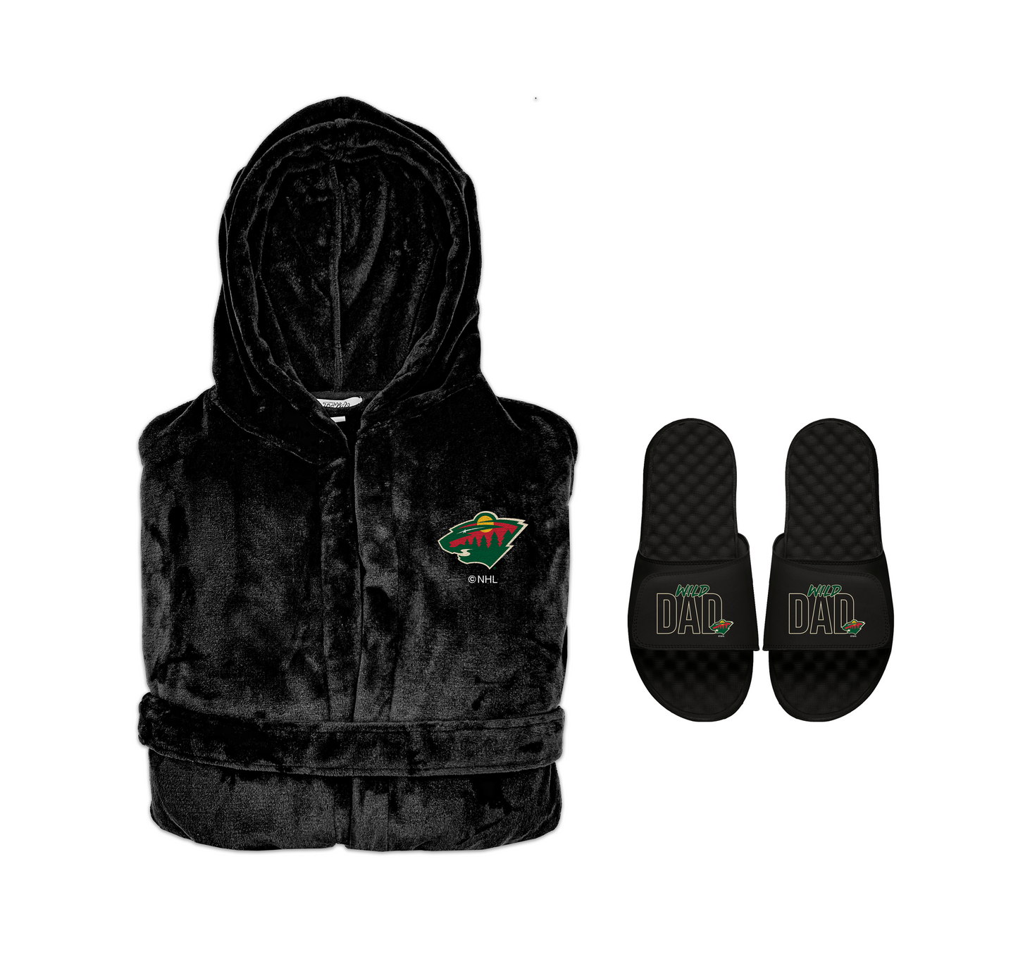 Minnesota Wild Dad Robe Bundle