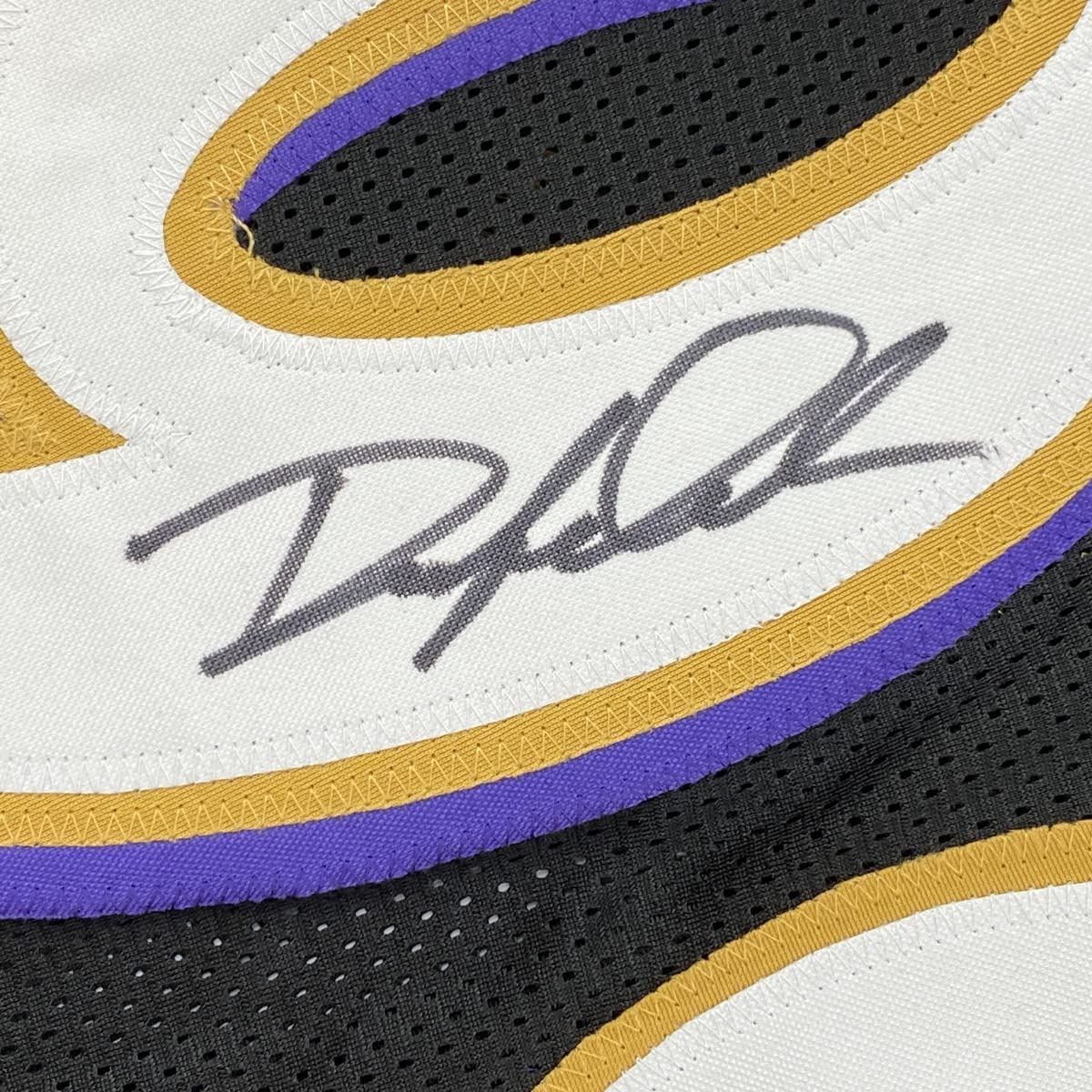 Autographed/Signed Odafe Oweh Baltimore Black Football Jersey JSA COA