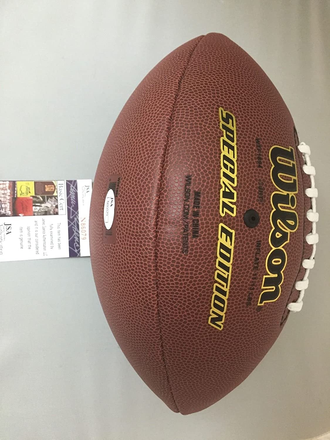 Autographed/Signed Chip Kelly UCLA Bruins Oregon Ducks Brown Wilson Football JSA COA