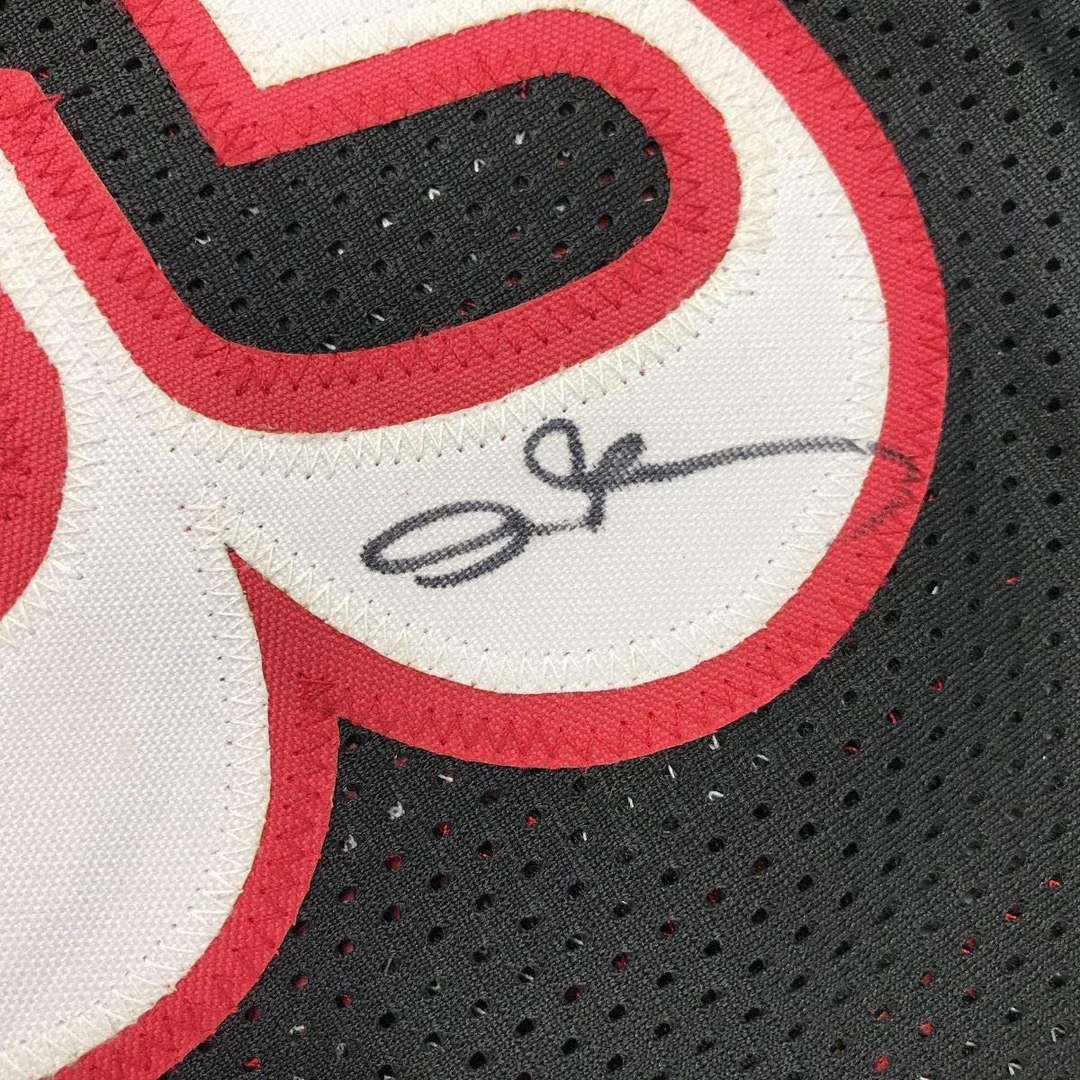 Autographed/Signed Allen Iverson Philadelphia Black Basketball Jersey JSA COA