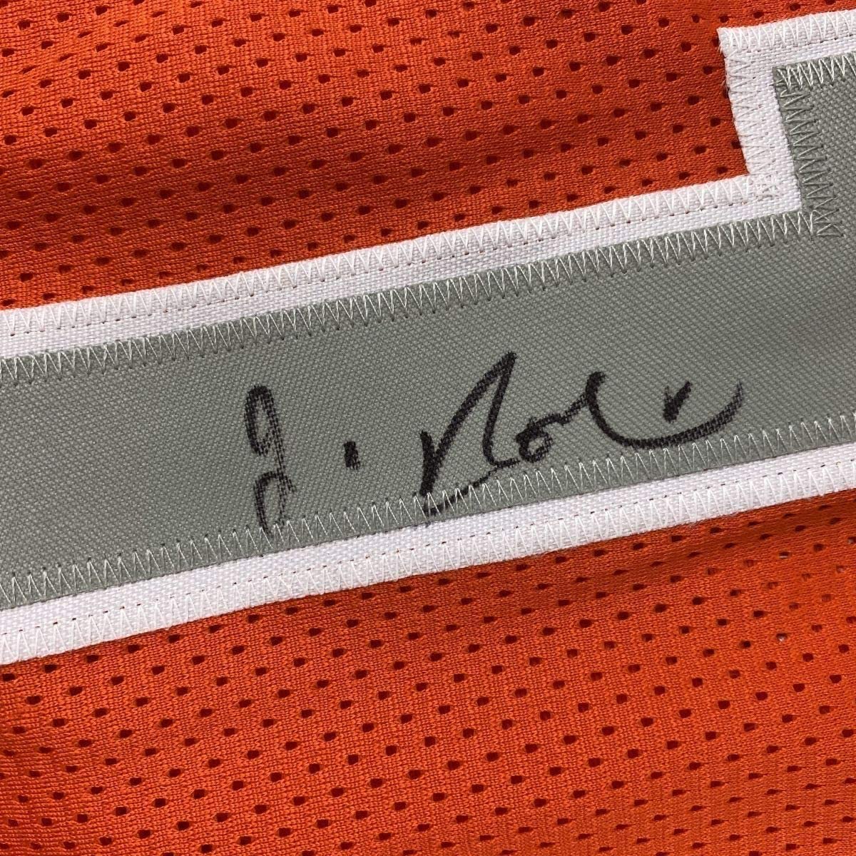 Framed Autographed/Signed Jim Boeheim 35x39 Syracuse Orange Coach College Basketball Jersey JSA COA