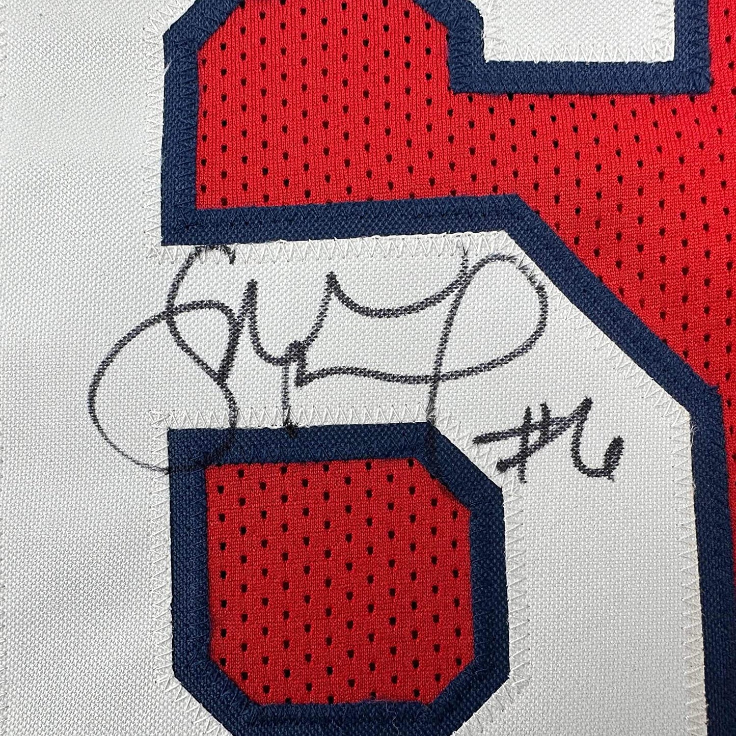 Framed Autographed/Signed Sue Bird 35x39 USA Olympics Red Basketball Jersey JSA COA
