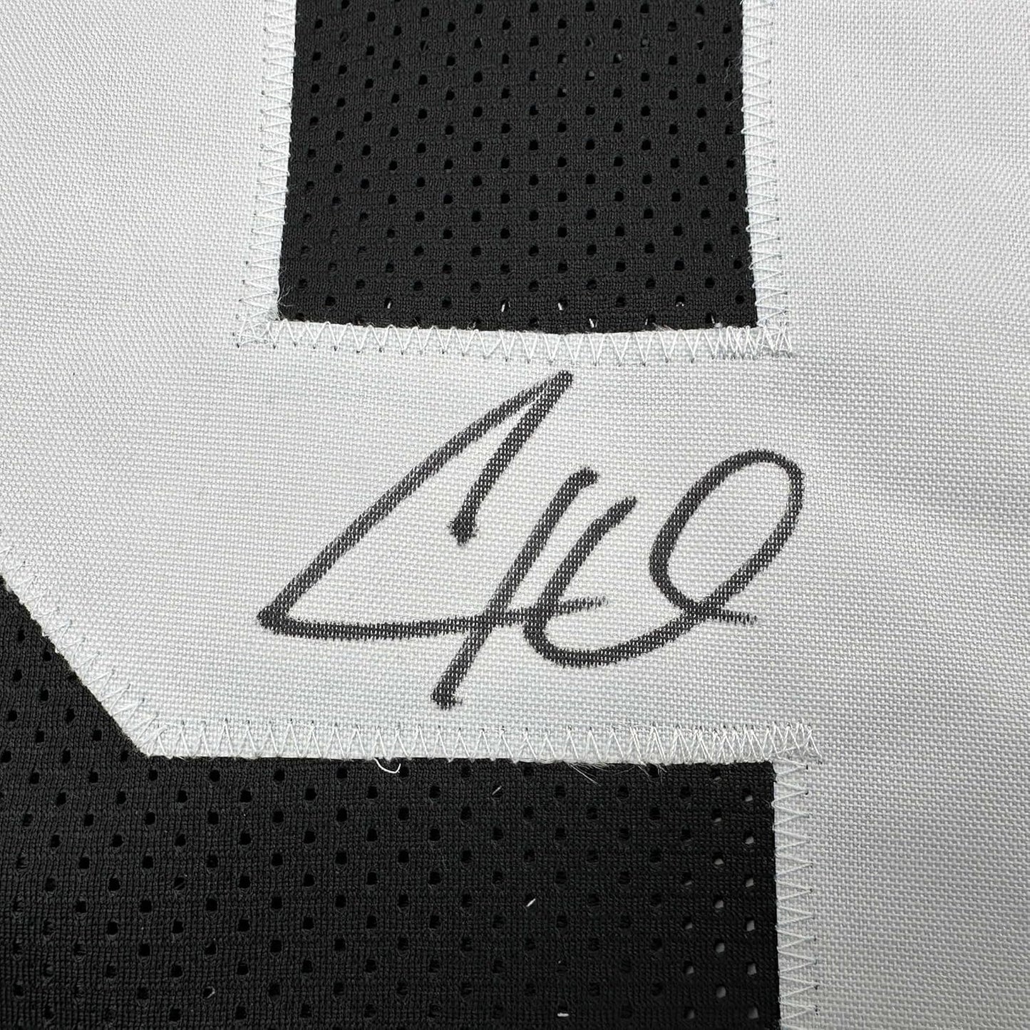 Framed Autographed/Signed Cameron Cam Heyward 35x39 Pittsburgh Retro Black Football Jersey Beckett BAS COA