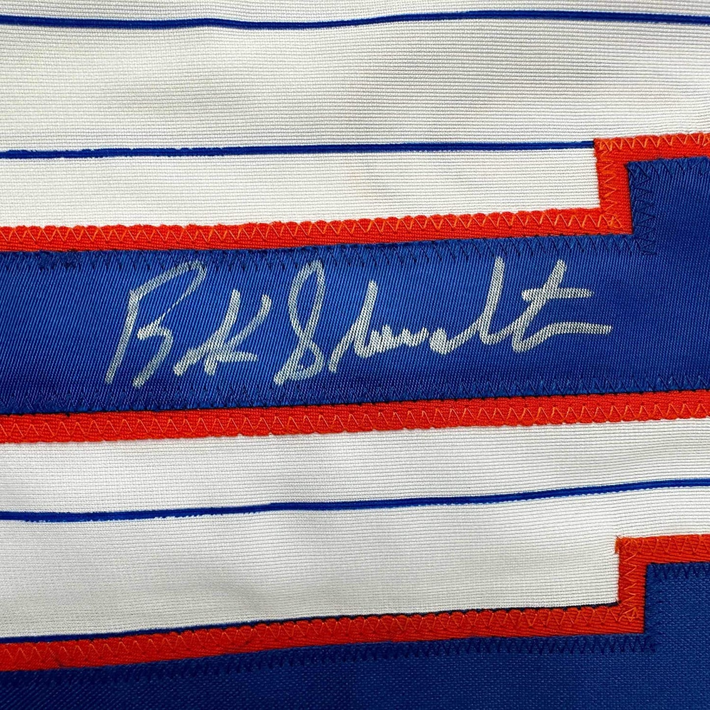 Framed Autographed/Signed Buck Showalter 35x39 New York Pinstripe Baseball Jersey Beckett BAS COA