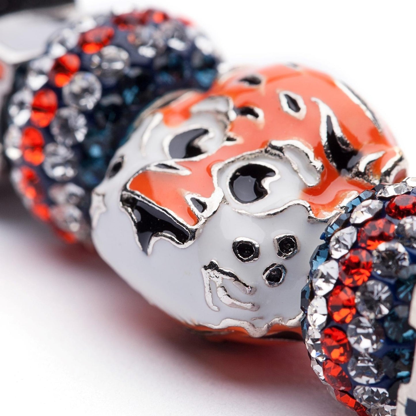 Auburn Bead Charm - Aubie Tiger