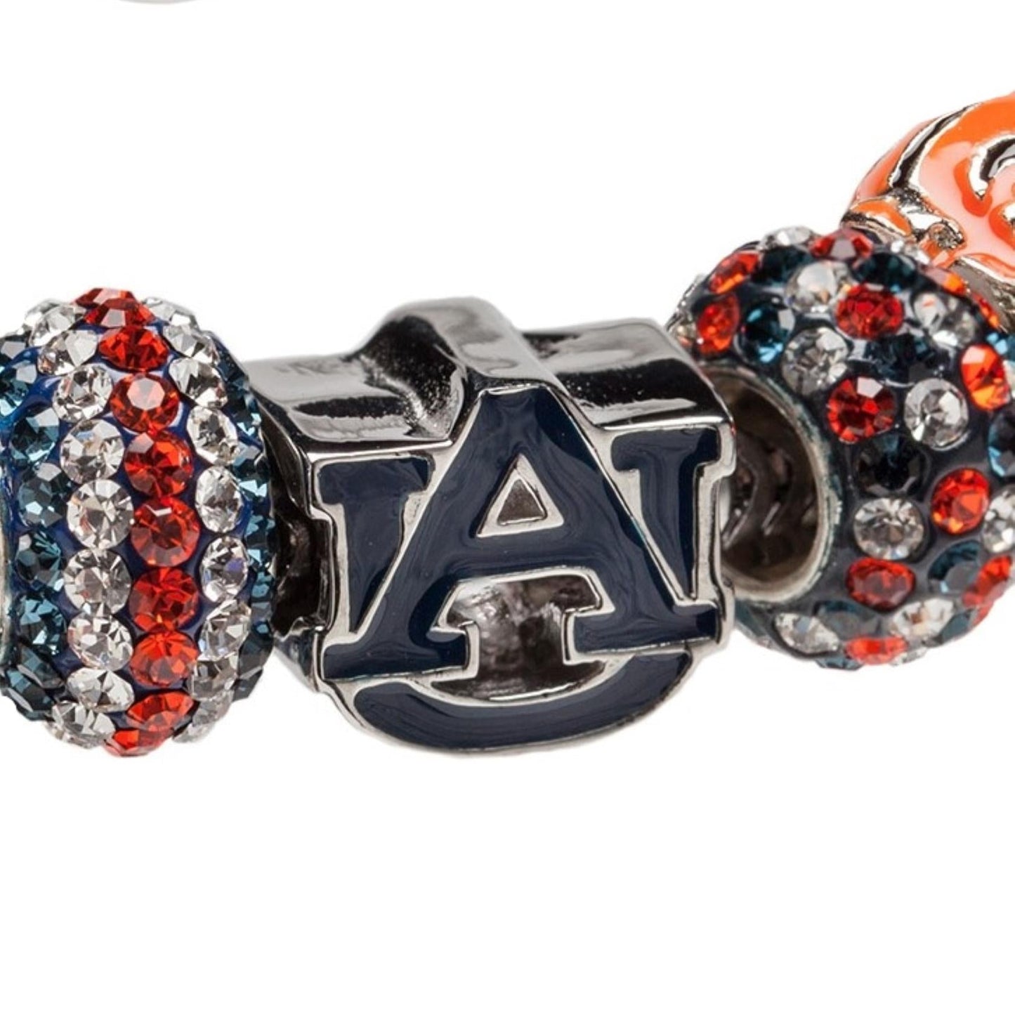 Auburn Bead Charm - Navy AU