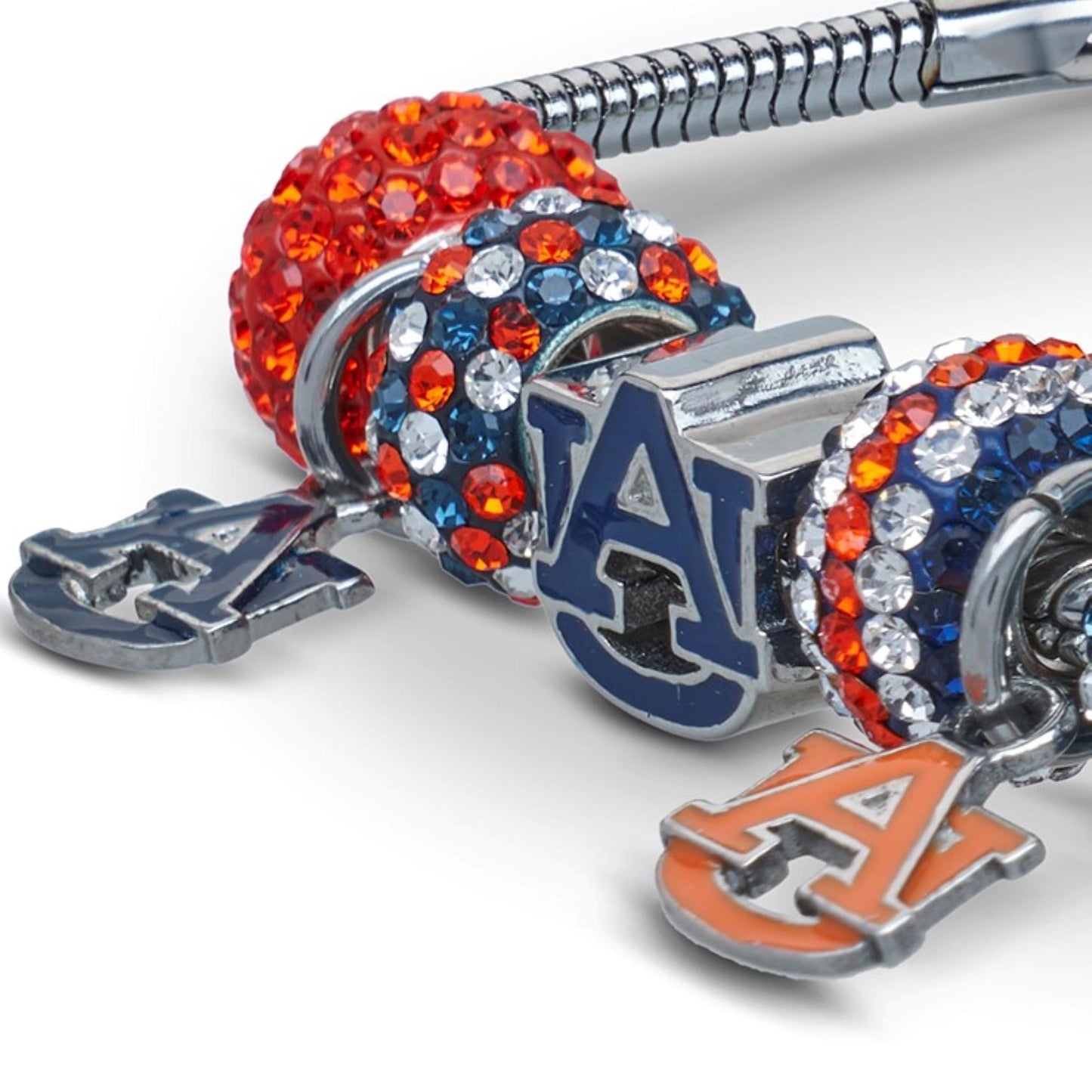 Auburn Bead Charm - Navy AU