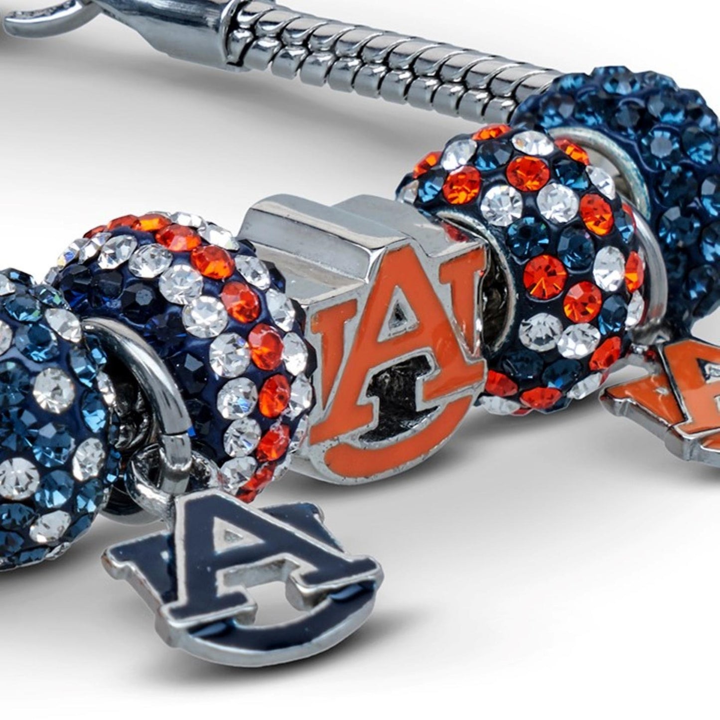 Auburn Bead Charm - Orange AU