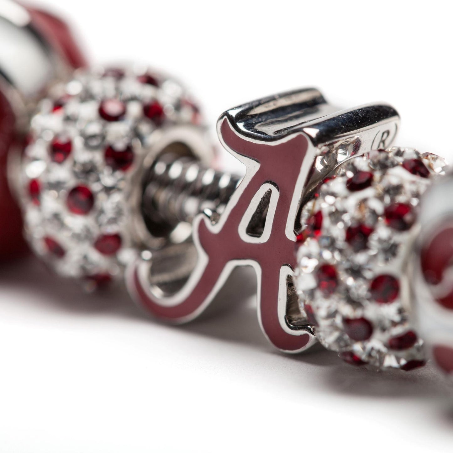 Alabama Bead Charm - Crimson A