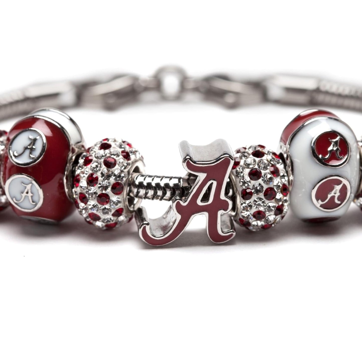 Alabama Bead Charm - Crimson A