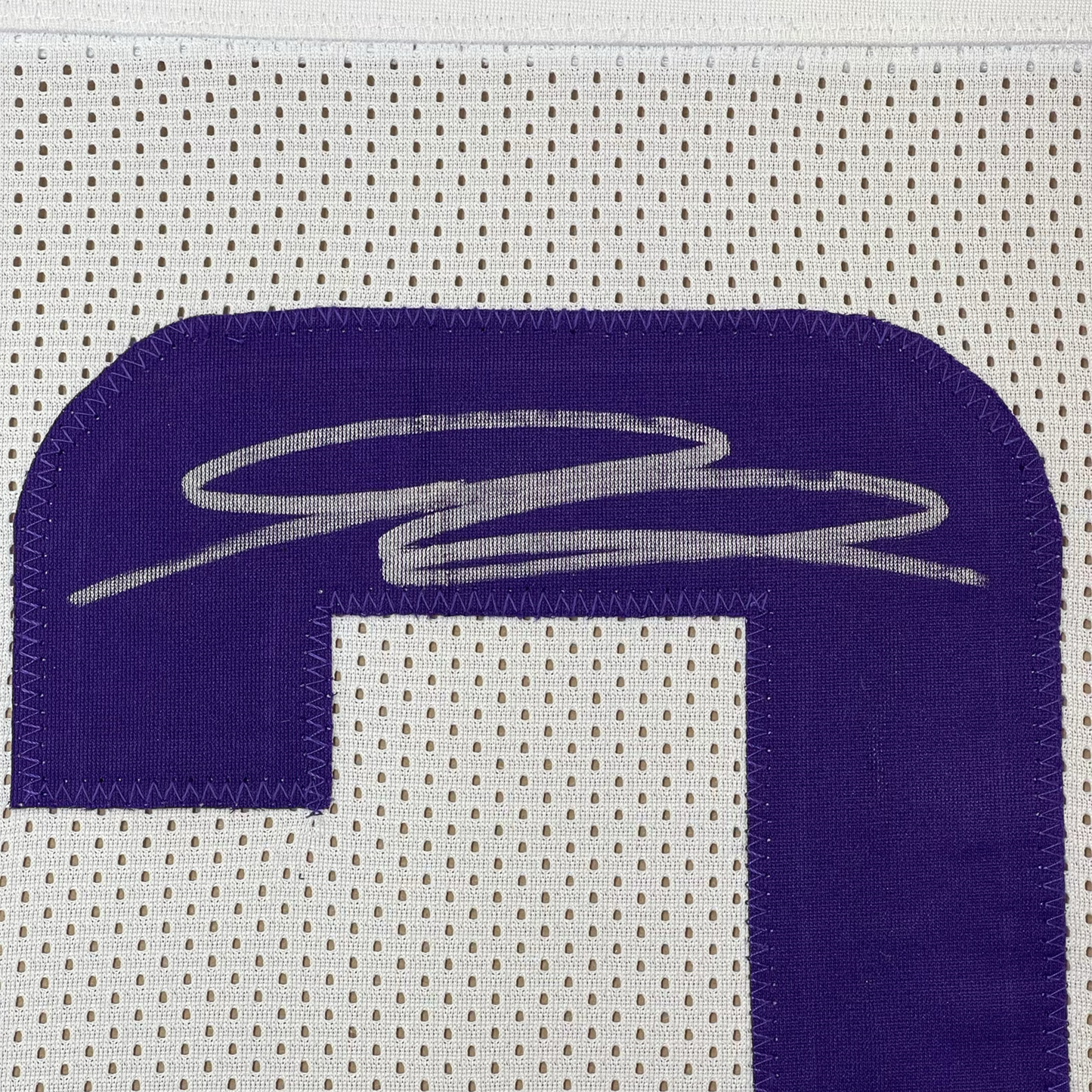 Framed Autographed/Signed Jordan Addison 35x39 Minnesota White Football Jersey Beckett BAS COA