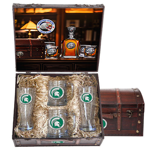 Michigan State University Beer Chest Set