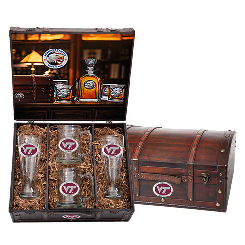 Virginia Tech University VT Logo Beer Chest Set